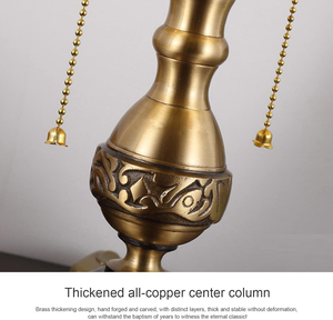 Lámpara de noche de estilo europeo de lujo para sala de estar, dormitorio, lámpara de mesa estilo <span class=keywords><strong>Tiffany</strong></span> - Product Image 6