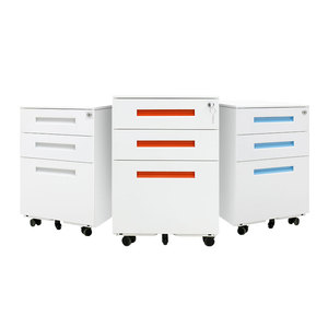 ตู้เก็บเอกสารแบบพกพาคอห่าน3ลิ้นชักตู้เก็บของอเนกประสงค์ในยิมพร้อมล็อคมือถือ - Product Image 3