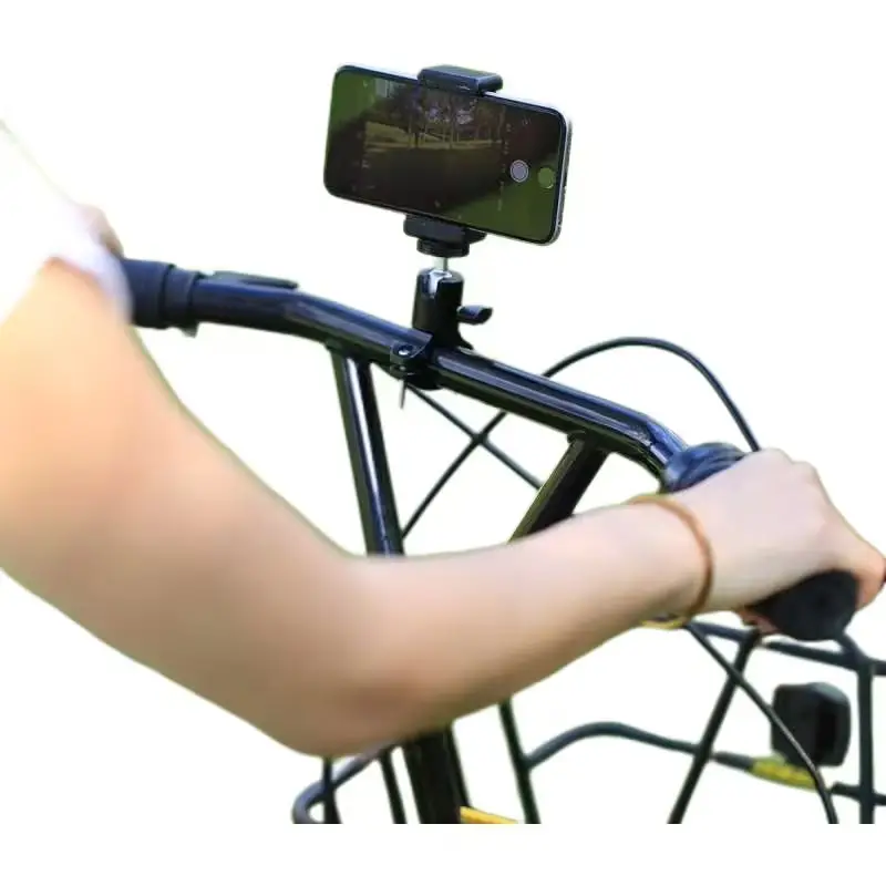Puruz Mini porta telefono bicicletta supporto per bicicletta universale per Smart Phone Clamp Stand Rack