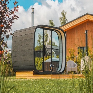 ก้อนซาวน่ากลางแจ้งหรูหราทำเองล่าสุดทันสมัยสำหรับสวนหลังบ้านและพื้นที่สวน - Product Image 4