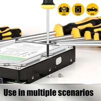 Kits de 43 pièces d'outils portables robustes avec tournevis, ensemble d'outils domestiques, outils à main en plastique OEM
