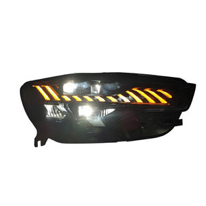 Faro Modificato LED con Indicatore di Direzione Sequenziale Blu per <span class=keywords><strong>Audi</strong></span> A6L 2012-2015, Stile <span class=keywords><strong>A7</strong></span> Aggiornato - Product Image 4