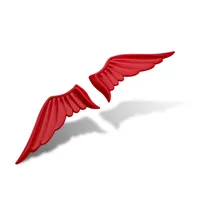 Nouvelles ailes d'ange pour voiture, ailes d'aigle, autocollants en métal 3D, adaptés à tous les véhicules, accessoires de décoration de voiture