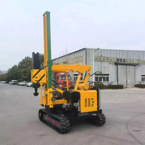 Portable <b>Mini</b> Diesel Engine Fence Pile Driver Hydraulic Mobile Crawler <b>Air</b> <b>Compressor</b> Remote Monitoring Forestry Machinery for - Product Image 2