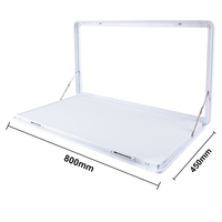 RV Klappbarer Picknick tisch 800*450mm Außen Außen Klappbarer Esstisch Anzug Camper van Außenwand montage