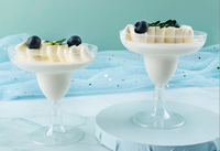 Gobelets jetables transparents en PS de 150 ml (5 oz) robustes pour fêtes, bière, mousse, collations, dégustations et fournitures de mariage avec logo personnalisé