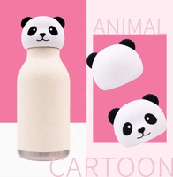 Tapa de Silicona con Cabeza de Animal Personalizada, Ecológica, Resistente al Calor, para Termos, Diseño de Jirafa, Unicornio, Panda, Tapa de Dibujos Animados, Apta para Alimentos