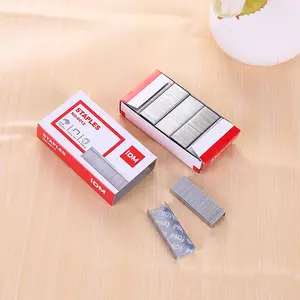 Lidemei No. 12 kotak kecil staples kantor biasa 24/6 staples 1000 kotak dapat distaples untuk 25 halaman