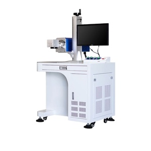 เครื่องพิมพ์ฉลากโลโก้หนังยีนส์ CO2เลเซอร์60W เครื่องทำเครื่องหมาย CO2เลเซอร์ - Product Image 1