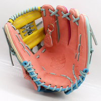 Aceptamos múltiples tipos web personalizados, guantes de cuero Kip de béisbol y softbol para deportes de Fielding
