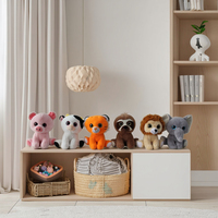 Fabricant de jouets en peluche personnalisés doux (porc, veau, tigre, paresseux, lion, éléphant) – Poupées en peluche OEM pour enfants