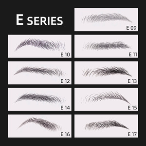 NUEVO Magic 4D Hair-like <span class=keywords><strong>Eyebrow</strong></span> Tattoo <span class=keywords><strong>Sticker</strong></span> Cejas postizas Maquillaje duradero a prueba de agua Pegatinas para cejas a base de agua - Product Image 3