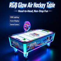 Máquina de Juego de Hockey de Aire Electrónica Comercial con Monedas, Superficie Curva, para Deportes de Interior, en Oferta