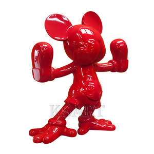 Xu hướng Mickey mickey vui trang trí Electroplated Mickey Minnie mô hình điêu khắc trang trí quà Tặng nhựa thủ công mỹ nghệ - Product Image 3