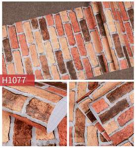 Autocollant mural décoratif imperméable à l'eau Jinyi Brick Pattern, papier peint adhésif en vinyle amovible - Product Image 3