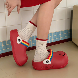 XIXIXITIAO-Sandales d'été à plateforme, semelle épaisse, pour femme, soutien de la voûte plantaire, sabots respirants, décontractés, antidérapants - Product Image 6