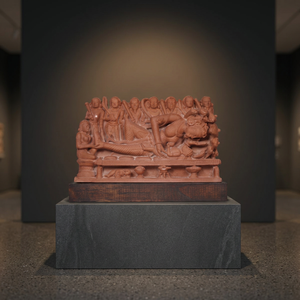 Escultura del Nacimiento de Krishna |   Réplica del Museo de Arte del Templo Hindú Janmashtami del Siglo X, Obra Rara del Siglo X - Product Image 4