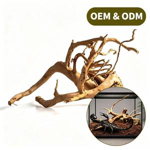 Offre Spéciale : Racine de Rhododendron Naturelle, Bois Flotté de Forme Unique <span class=keywords><strong>pour</strong></span> Décoration d'Aquarium et Aménagement Paysager de Bassin à Poissons - Product Image 4