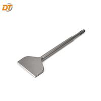 Ciseau à double denture en acier SDS Plus DT 75 mm pour le fraisage du béton, le décapage de carrelage large et mince, pour marteau perforateur