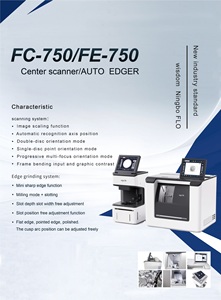 Macchina ottica di alta qualità FC-750 FE-750 con funzione Groover 3D Scanner Patternless Auto lente Edger macchina per la vendita - Product Image 2