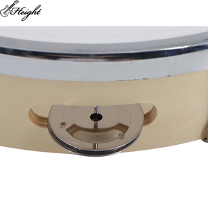 Tambour à main accordable de 10 pouces Petit instrument de musique à <span class=keywords><strong>percussion</strong></span> Accessoire de <span class=keywords><strong>samba</strong></span> en bois - Product Image 6