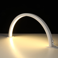 Mini lampe Led Portable pour manucure, outils de manucure, lampe de Table, lampe d'arc incurvé pour le bureau des ongles