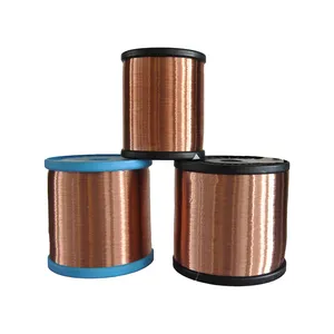 0,12/0,14/0,16/0,24/0,3 alambre de aluminio de cobre CCA CCAM Alambre de materia prima
