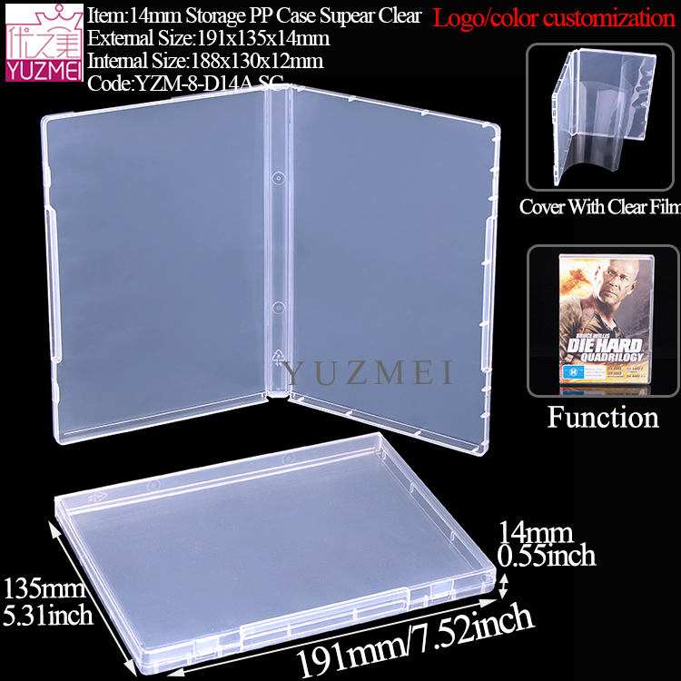 14mm Storage PP Case Super Clear