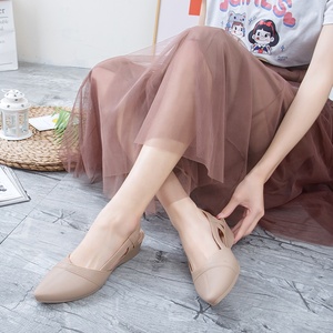 Chaussures <span class=keywords><strong>de</strong></span> gelée Sexy bout pointu sans lacet pvc chaussures officielles femmes sandales à enfiler talon carré dames sandales avec plate-forme - Product Image 2