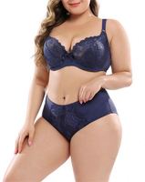 Ropa interior Oem/Odm para sujetadores de talla grande Copa grande y bragas