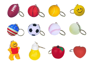 Vente en gros, promotion à prix réduit, logo personnalisé, jouets <span class=keywords><strong>anti</strong></span>-<span class=keywords><strong>stress</strong></span> en mousse PU en forme de <span class=keywords><strong>ballon</strong></span> pour enfants et adultes, balles à presser - Product Image 5