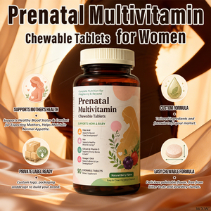 OEM ODM Prenatal Multivitamin Chewables Multi-Mineral &amp; Vitamin Formula Helps Fight Fatigue for Expecting Mom Daily <strong>Nutrition</strong> - Product Image 6