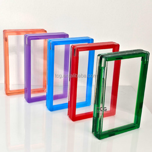 TCG tùy chỉnh không thấm nước PS-A slab trường hợp UV kháng màu acrylic phân loại thẻ bảo vệ slab hiển thị trường hợp với nam châm - Product Image 3