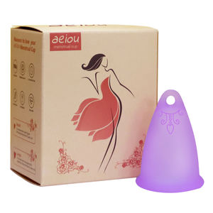 Offre Spéciale : Coupes Menstruelles Réutilisables en Silicone de Qualité Médicale, Écologiques, Stérilisables, Durée de Vie 3-5 Ans, Emballage Incluant un Sac en Tissu - Product Image 2