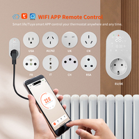 Elektrikli ısıtıcı radyatör akıllı Wifi programlanabilir LED Plug-In termostat