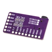 Antarmuka I2S PCM5102 Dekoder DAC GY-PCM5102 Modul Pemutar I2S untuk Papan Format Raspberry Pi pHAT Papan Audio Digital PCM5102A