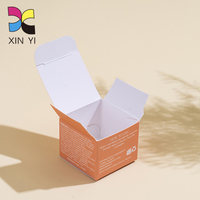 Boîte d'emballage en papier pour cils cosmétiques personnalisés boîte en carton de papier de crème pour le visage de soins de la peau impression