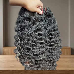 Temple Collection Indian Remy <b>Hair</b> Bundles 30 Inches Stretched Length 8 Inches Model Short <b>Curly</b> <b>Human</b> <b>Hair</b> <b>Extensions</b> - Product Image 4