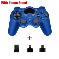 Gamepad inalámbrico de 2,4G para PS3 Android PC TV Joystick Gaming Manette Joypad Game Controller para PC con convertidor