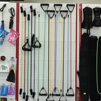 Kit de bandes de résistance pour yoga, 11 pièces, différents niveaux de résistance, entraînement complet du corps, musculation