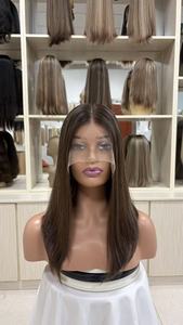 Wholesale HD <b>Lace</b> Front Wigs Virgin Human Hair Pre Plucked Natural Hairline Glueless Transparent <b>Lace</b> Breathable <b>Elastic</b> Cap - Product Image 2