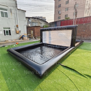 8m nuovo salto <span class=keywords><strong>nero</strong></span> all'aperto gonfiabile Beach volley corte giochi di Sport acquatici campo piscina durevole <span class=keywords><strong>castello</strong></span> gonfiabile - Product Image 2