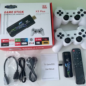 บอร์ดพัฒนา X3 Plus เครื่องเล่นเกมคอนโซลย้อนยุค ทีวีสติ๊ก 4K คอนโทรลเลอร์ไร้สายคู่ 64GB PSP PS1 เกมส์ 30000 เกม - Product Image 4