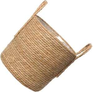 Nordic Woven Straw Modern Round Eco-Friendly <b>Storage</b> <b>Basket</b> <b>Large</b> Floor Use High Quality Wholesale - Product Image 1