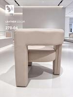 Fauteuil de Luxe en Cuir PU Creux Ergonomique Confortable Durable Facile à Nettoyer pour Salon de Coiffure, Onglerie et Institut de Beauté