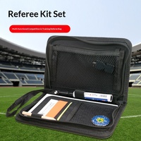 Mini sac de poitrine en toile pour arbitre de football, avec sifflets, cartes, pièces de monnaie, stylos, marqueurs, pour ranger le kit d'arbitre de football