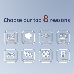 Kamera Perekam 4K baru 2025, perekam GPS WIFI kamera ganda kamera 3 lensa depan dan dalam saluran DVR kendaraan kotak hitam DVR Full hd 1080p - Product Image 6