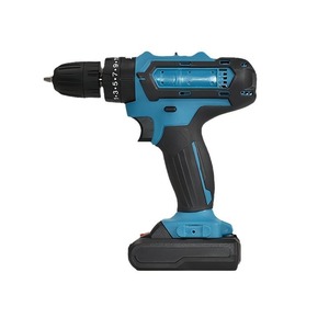 Cordless Impact Drill 20V 50Nm Max <b>Torque</b> Brushed Motor With 24 Bit <b>Set</b> And Plastic Case For Home Use - Product Image 5