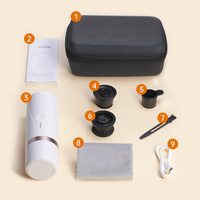 Cafetera portátil Minipresso para acampar al aire libre, cafetera para uso en Espresso, aluminio para el hogar de Italia, 1 juego OEM