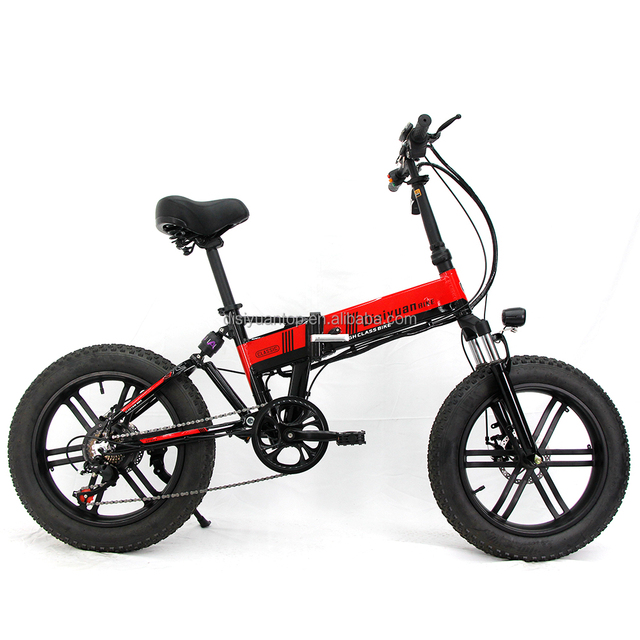 DISIYUAN 20 Inch 48V 500W 750W Fatbike Fat Tire E Bike Foldable Ebike Folding Electric City Hybrid Bike
